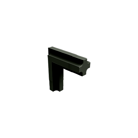 CONECTOR LINK 45° PARAF ZINC PRETO 8PÇS