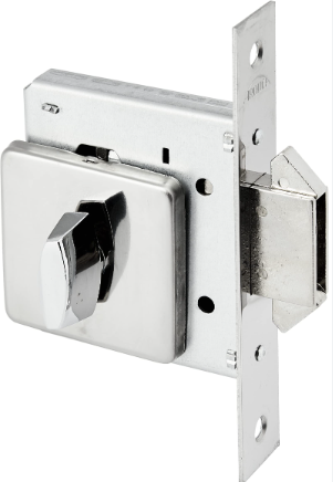 FECHADURA BANHEIRO BICO DUPLO P/CORRER F.L.O