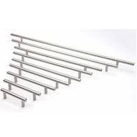 PUXADOR HASTE QUADRADA ESCOVADO 096MM/150MM