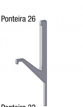 PONTEIRA 26 4023 18MM PRETA PAR