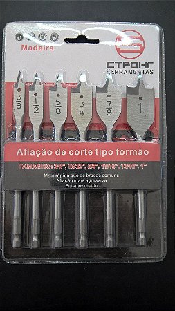 BROCA CHATA JOGO 6PÇS