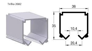 TRILHO SP-015 / ALT-2082 SUP 2MTS