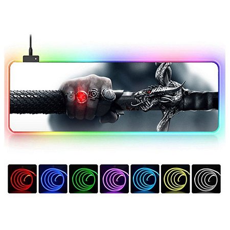 Mouse Pad Knup Gamer Rgb Pro Kp-s011