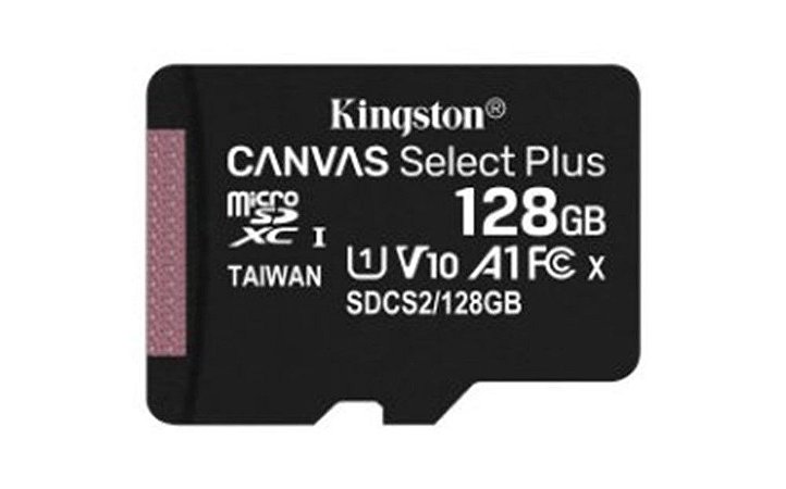 Cartão De Memória kingston Micro SDCS2 128GB  CANVAS SELECT PLUS