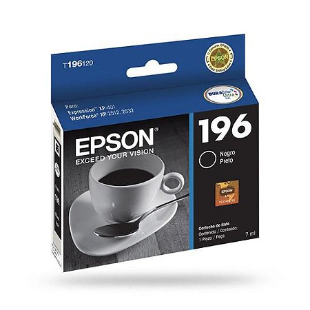 Cartucho EPSON 196 Preto