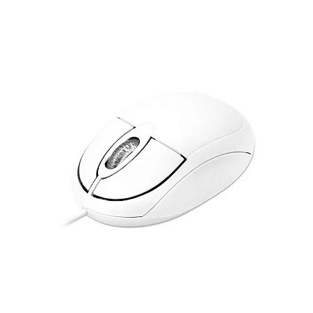 Mouse optico branco usb mo302 multilaser