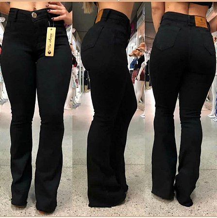 Calça Flare Preta