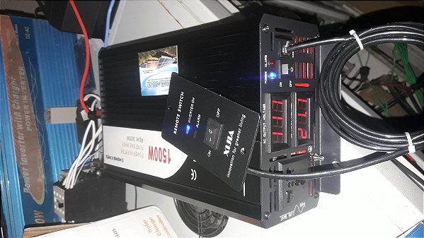 Inversor Swipower off grid 1500w 24v dc para 127v ac onda senoidal pura 60hz já atualizado com wattimetro