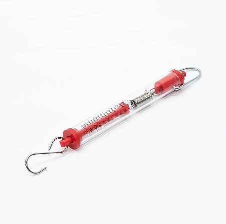 DINAMÔMETRO 0 A 5N TRANSPARENTE COM TRAVA - EQ007-5NT