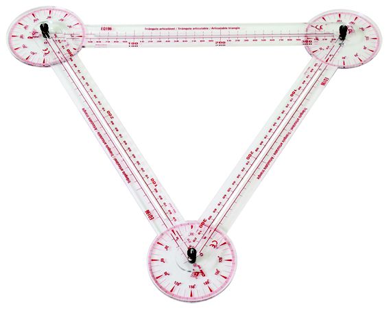 TRIÂNGULO ARTICULÁVEL TRANSPARENTE - EQ196