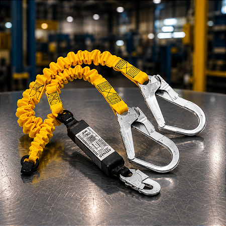 Talabarte Em Y Athenas AT YFE ABS 707 Com Absorvedor de Energia e Fita Tubular