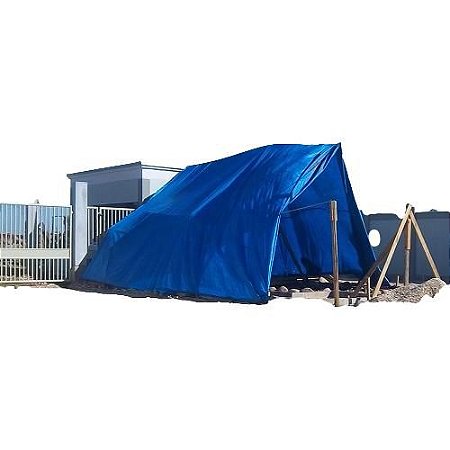 Lona Plástica Azul Cobertura Carreteiro 6 X 8  Metros PPG 12