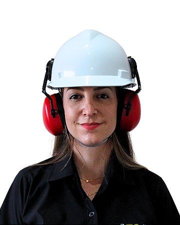 Abafador Muffler 3m Acoplável ao Capacete H700 CA 33835