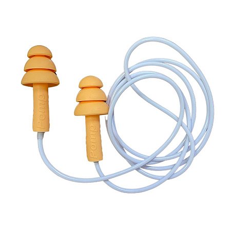 Protetor Auricular 3M Pomp Plus de Silicone Cordão de Silicone CA 5745