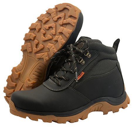 Botina XTERRA Com Sola Emborrachada e Couro Vaqueta Gogowear Unissex CA 43770