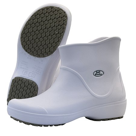 Bota de EVA Cano Curto 15cm Térmica com Solado Antiderrapante Branca BB85 - Soft Works CA - 37390