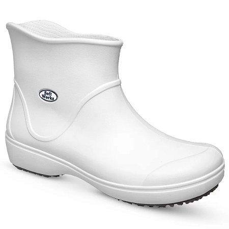 Bota de EVA Cano Curto 15cm Térmica com Solado Antiderrapante Branca BB85 - Soft Works CA - 37390