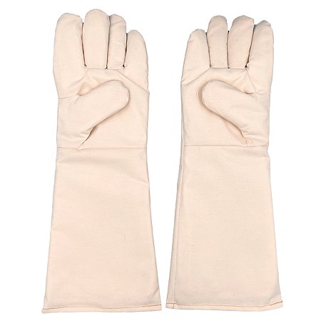 Luva Termica 5 Dedos Branca Rio Valey 35 Cm CA 49963
