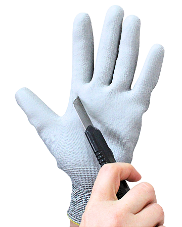 Luva Anti Corte com banho nitrilico Flex Cut Handex CA 42254