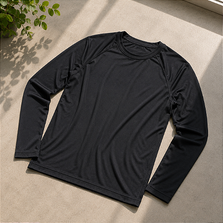 Camiseta Manga Longa Segunda Pele Proteção UV50+