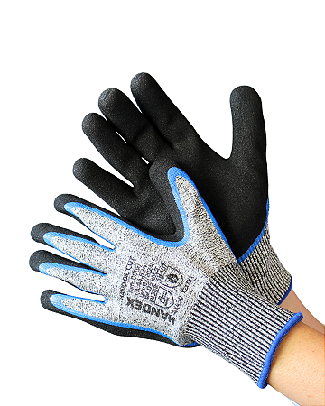 Luva Anti Corte Emborrachada Máxima Resistência Handex C.A 44524