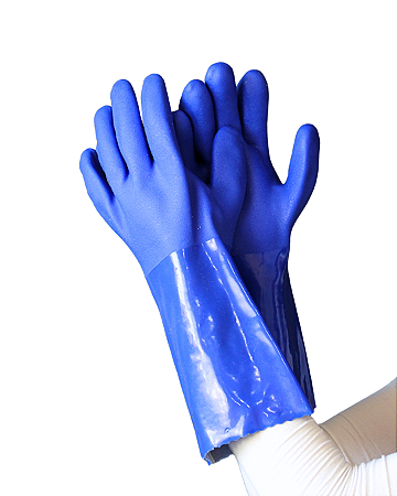 Luva Nitrilica Super Pvc cano curto Super Safety 36cm - Ca 36581