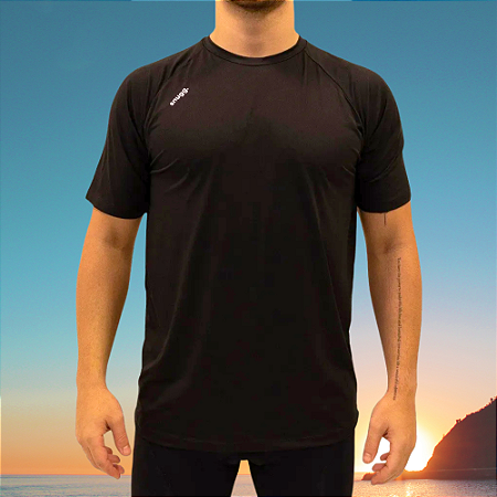 Camiseta Masculina Proteção Uv50+ Esporte Corrida Academia