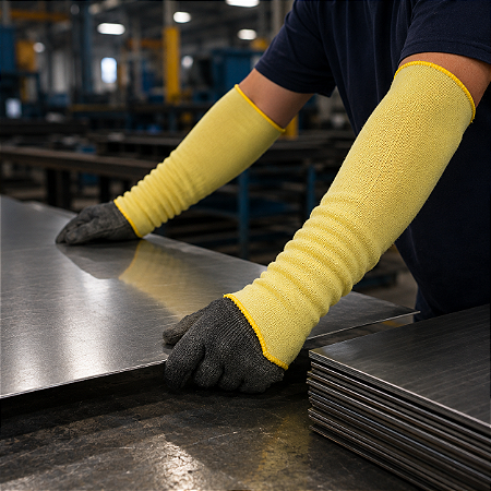 Mangote Anticorte Térmico Kevlar Ansell CA 12107 - ARMAZEM DO EPI