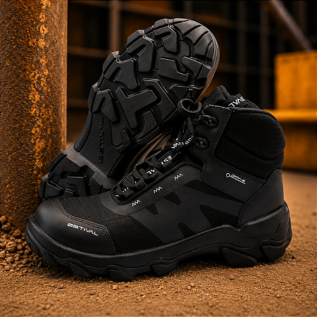 BOTINA ESTIVAL HYBRID FUTURE ALL BLACK COMPOSITE CA 47901