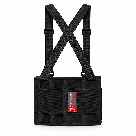 Cinta Lombar Ergonômica Steelflex Comfort com Suspensórios