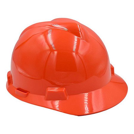 Capacete MSA V-GARD Completo Com Suspensão Push Key e Jugular Classe B CA 498