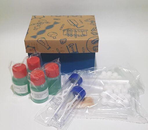 Conjunto com 14 experimentos de Ciências