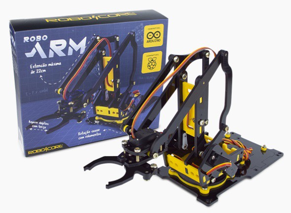 Braço Robótico RoboARM - Robótica Educacional