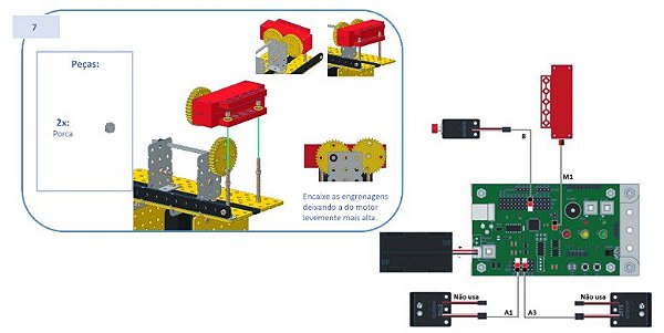 Kit de Robótica Educacional Modelo K20 - Ensino Fundamental II e Ensino Médio