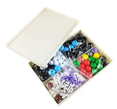 Modelo Molecular de Química Orgânica e Inorgânica - 197 peças