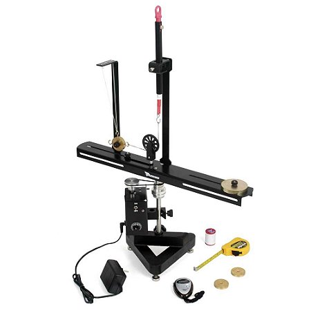 Kit de Física - Força Centrípeta - Dinâmica das Rotações c/ Cronômetro AZB-30 USB e Sensor