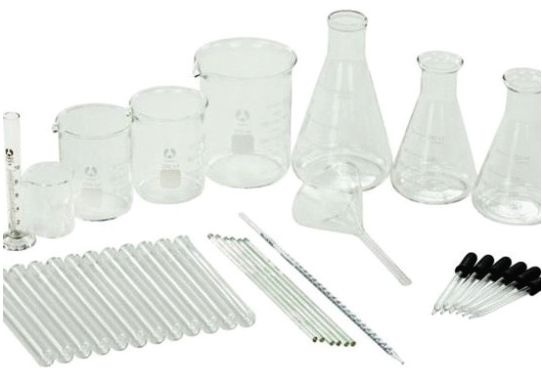 Kit Vidrarias Ensino Fundamental - 156 peças