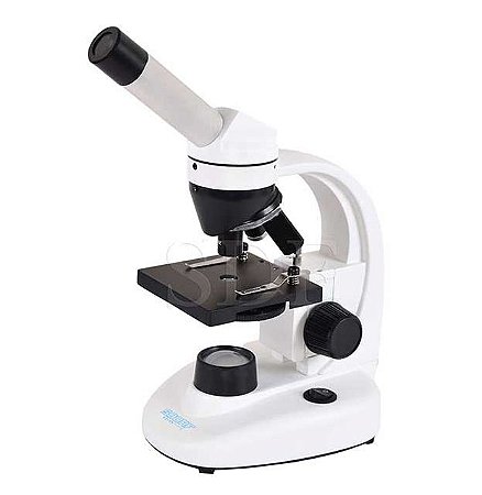 Microscópio Biológico Monocular c/ Aumento de 40x a 640x LED 1W