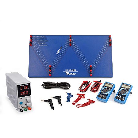 Kit de Física - Conjunto para estudos da Lei de Ohm