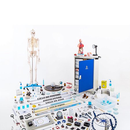 Laboratório Portátil de Ciências - Completo - Fundamental 1