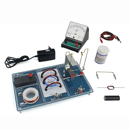 Kit de Física - Conjunto de Eletromagnetismo Básico