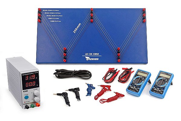 Kit de Física - Conjunto para estudos da Lei de OHM
