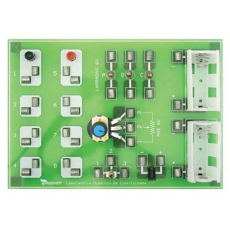 Kit de Física - Placa para Ensaios de Circuito Elétrico