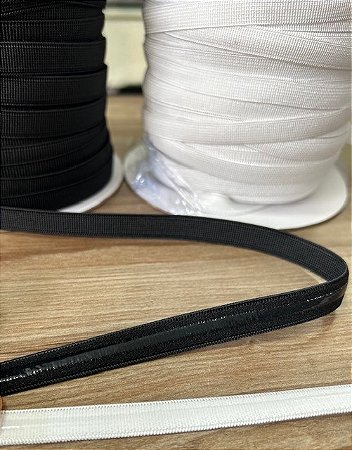 Elástico com Silicone Antiderrapante para Roupa