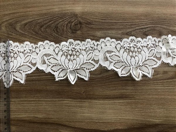 Renda de Elastano 8cm - 20 Metros