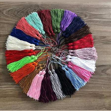 Tassel Pingente Franja  8 cm - 50 peças
