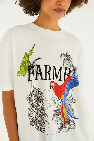 T-Shirt Media Paisagem Ipanema Off White