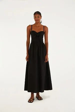 Vestido Alcinhas Amarração Frente