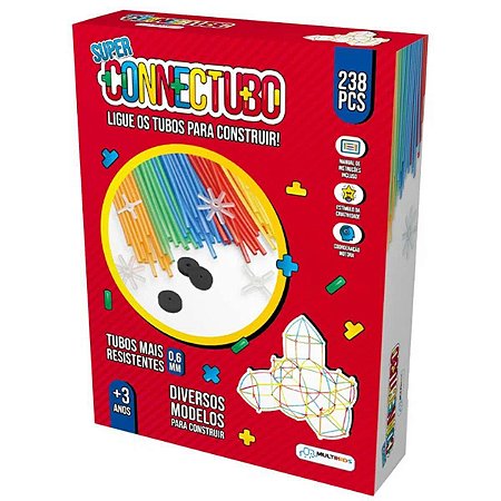 Super Connectubo 238 Peças 0,6cm
