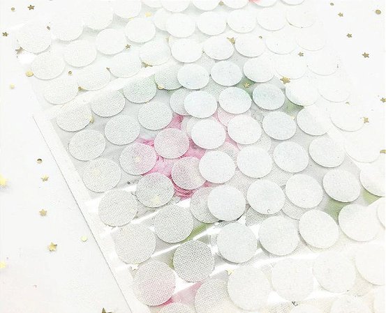 Velcro autocolante redondo 20mm 50 pares